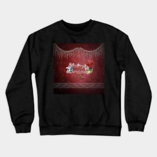 Merry christmas, cute christmas dos and, snowman Crewneck Sweatshirt